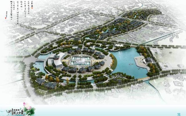 Fantasia Pixian Culture & Heritage Town Master Plan by mbo architects - York - UK
