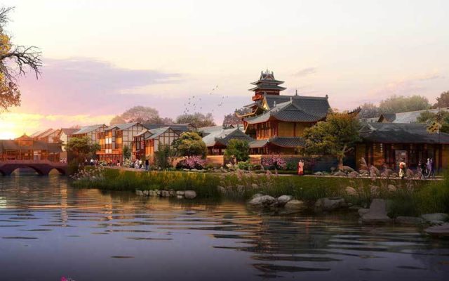 Fantasia Pixian Culture & Heritage Town Master Plan by mbo architects - York - UK