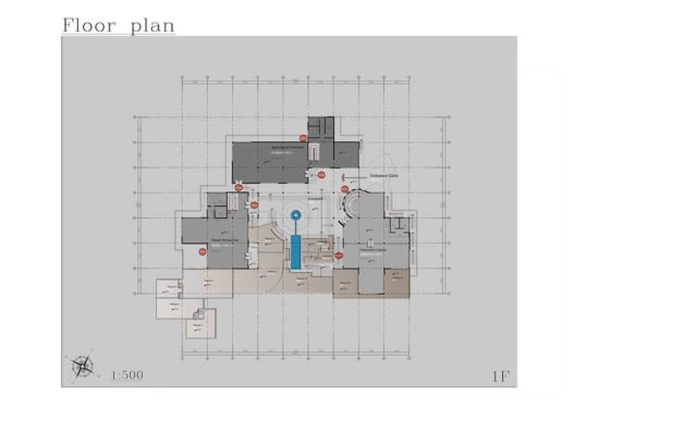 12-1F-Plan Hang Gu Shan Visitors Centre by mbo architects york uk