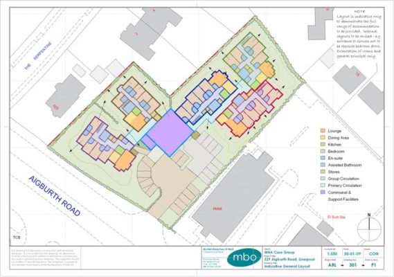 Aigburth Road Detailed Accommodation plan