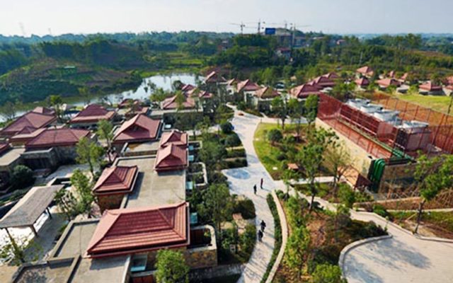 Bai Dao Hu Hot Spring Resort Hotel mbo architects york uk
