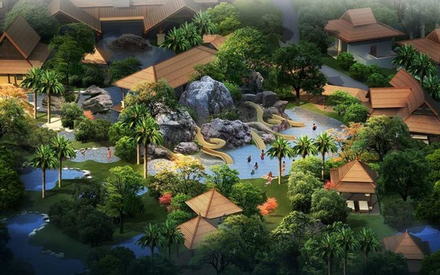 Bai Dao Hu Hot Spring Resort Dazhou mbo architects york uk