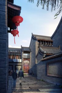 Hancheng Ancient Town Regeration Master Plan mbo architects york uk