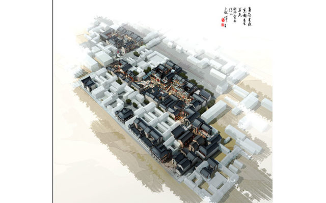 Hancheng Ancient Town Regeration Master Plan mbo architects york uk
