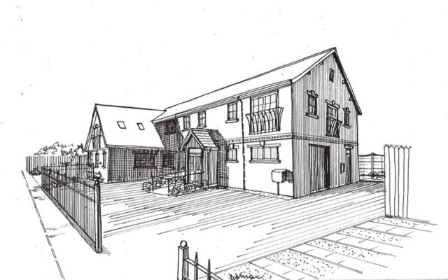 Health&Vets_261_VSE_Hand-drawing-with-fence0001 More than 200 Health centres completed by mbo architects york uk