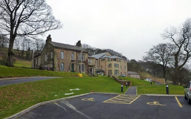 View of stoneswood on approach to site