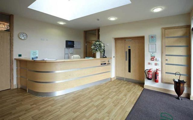 Recpetion Desk at Stoneswood by mbo architects york uk