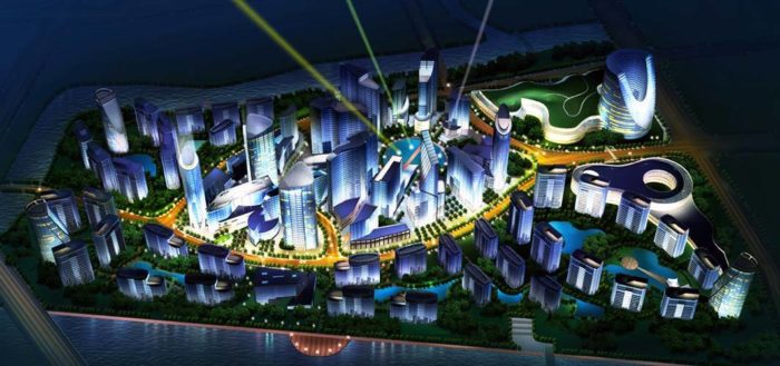 Shanghai-Autocity-Perspective---Night-View-copy Shanghai Auto City mixed use development master plan mbo architects