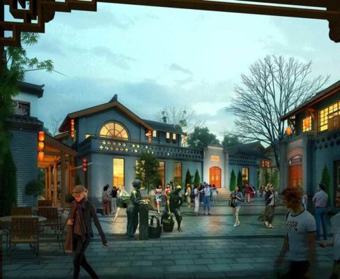 Loudai Mixed use Master Plan mbo architects york uk