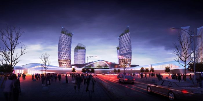 Zhang Jia Jie Tourism Hub Master Plan by mbo architects york uk