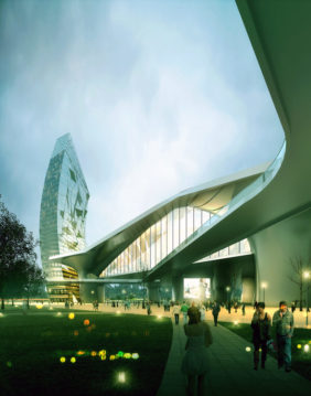 Zhang Jia Jie Tourism Hub Master Plan by mbo architects york uk