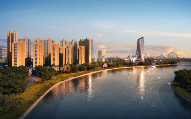 Zhang Jia Jie Tourism Hub Master Plan by mbo architects york uk