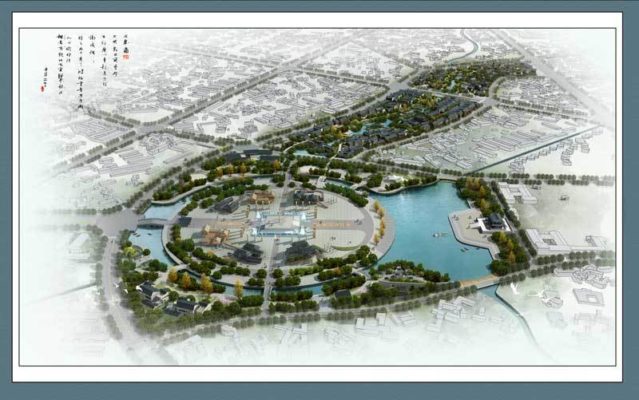 Fantasia Pixian Culture & Heritage Town Master Plan by mbo architects - York - UK