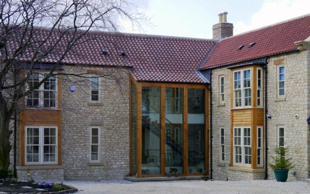 Courtyard-at-Bendelow-House-by-mbo-architects The Bendelow House, Nab Wold, by mbo architects - York - UK
