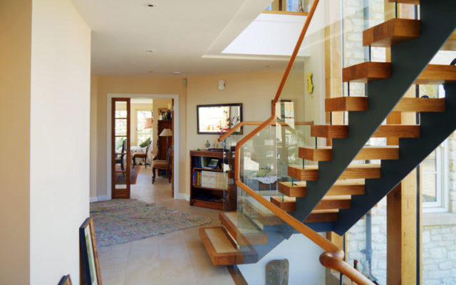 Staircase-Hall---Bendelow-House-by-mbo-architects The Bendelow House, Nab Wold, by mbo architects - York - UK