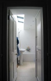 Skylight over bathroom The Mount York by mbo architects york